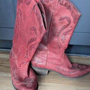 Red Cowboy Boots -Coconuts by Matisse